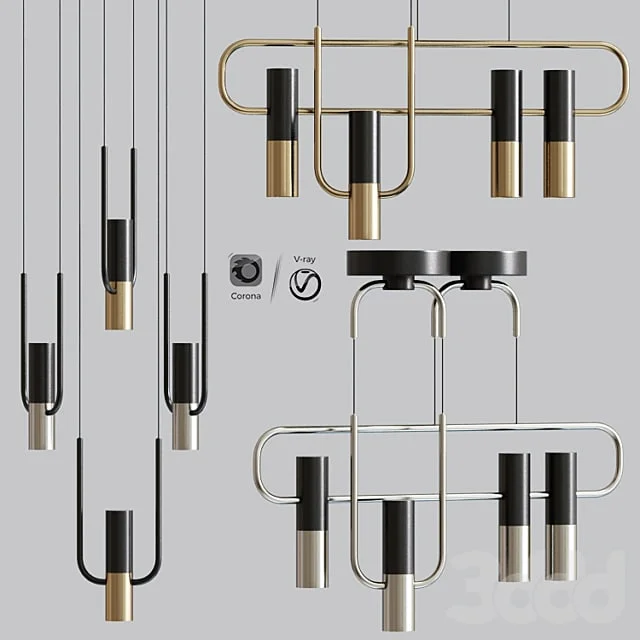 Modern Storm Ceiling Light Suspension Collection